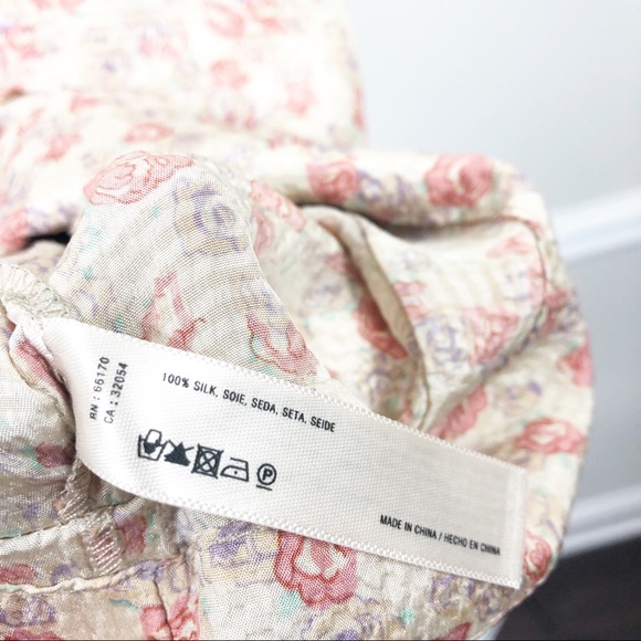 Anthropologie | 100% Silk Tiered Floral Tank Dress - Picture 5 of 7